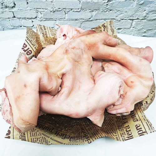 수입산 발골 돼지머리고기 마스크 4kg 순대국 돼지국밥