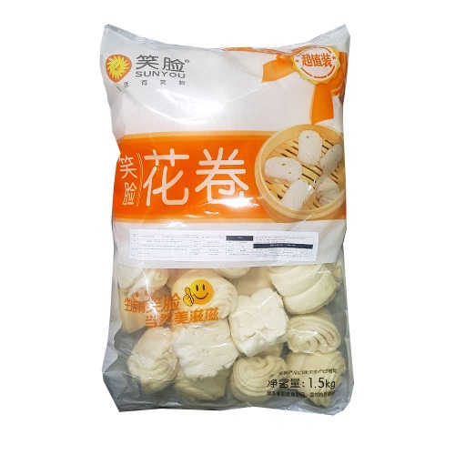업소용 웃음 화권 꽃빵 1.5kg 5봉 중국만두 중국식품